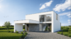 Maison vue avant, toiture plate - Entreprise de construction Liège