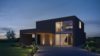 Maison Intégrale sur mesure en briques brunes nuit
