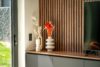 Mur en linteaux de bois - Nouvelle construction